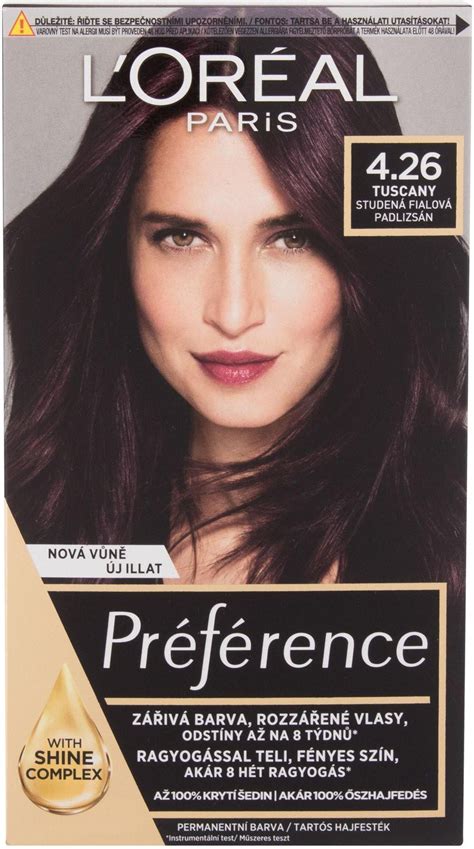 L Oreal Preference Farba do włosów 4 26 Tuscany 60ml Opinie i ceny na