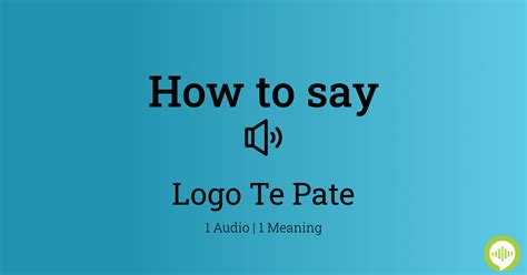 Logo Te Pate Language Panfilo Sgalambro Samele