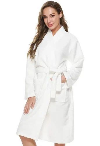 White Terry Bathrobe Towel At Rs Piece In Mumbai Id