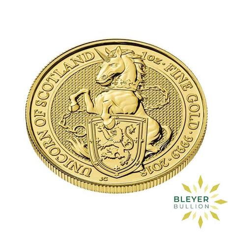 1oz Gold Queen S Beasts Unicorn 2018