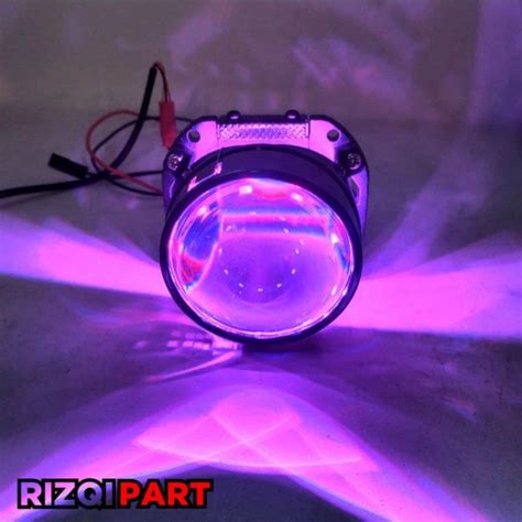 Biled E Plus Black Vahid Lampu Projie Inch Purple Lens Satuan