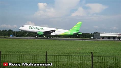 Citilink Indonesia Airbus A Landing Plane Spotting Kualanamu