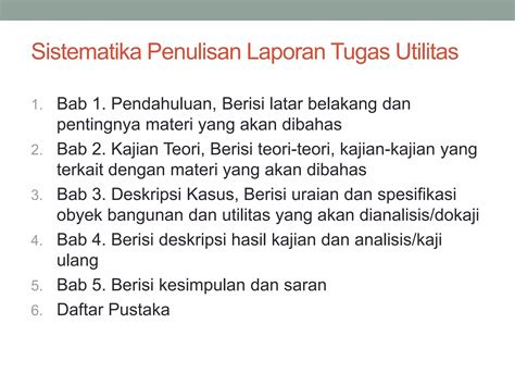 Utilitas Bangunan Adalah 8