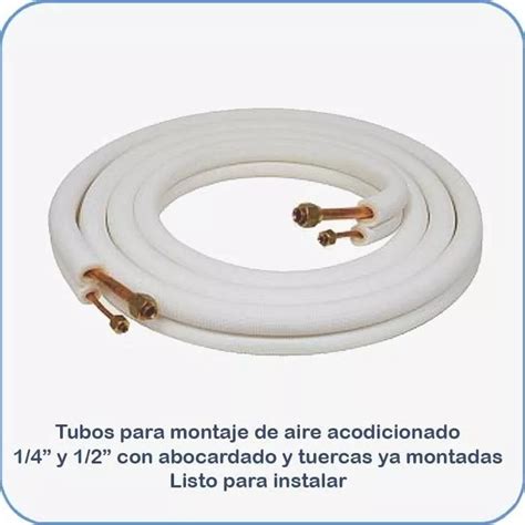 Kit De Instalación Minisplit 1 Y 1 5 Ton Tuberia 1 2 Y 1 4 698 00