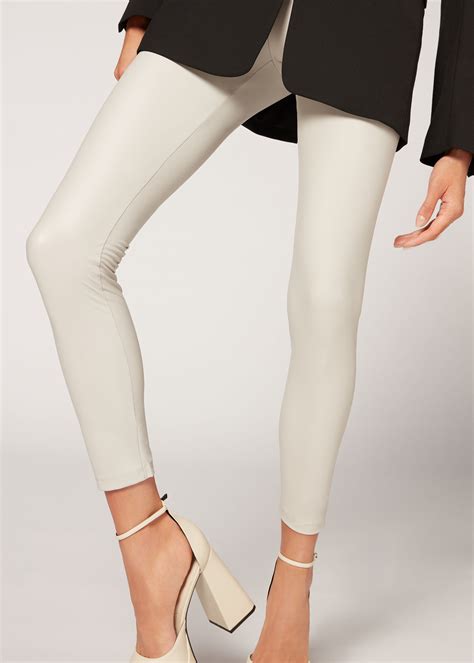 Leather Effect Leggings Leggings Calzedonia