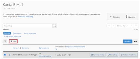 Jak Usun Skrzynk E Mail Z Hostingu W Cpanel Domenomania Pl