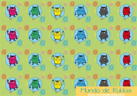 50 Imprimibles Gratuitos Para Manualidades Del Monstruo De Colores