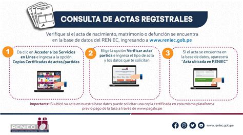 Reniec PerÚ On Twitter 👆🏽 Si Necesitas La Copia Certificada De Un