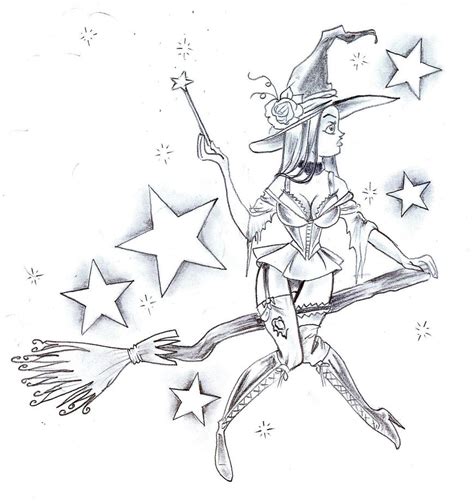 Witch Star Tattoo Design by 2Face-Tattoo on DeviantArt