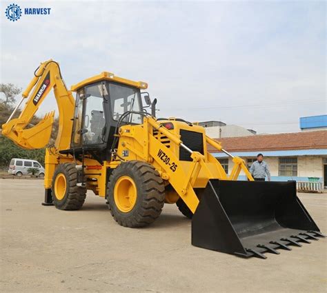 Sam Wd Hp Kw Engine M Bucket Backhoe Wheel Loader