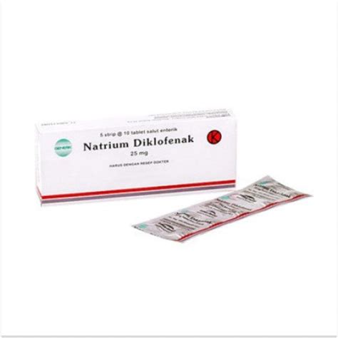 Natrium Diklofenak 25 Mg 10 Tablet Kimia Farma Manfaat Kandungan