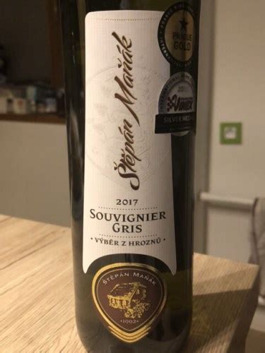 Štěpán Maňák Souvignier Gris Vivino US