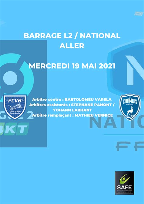 Désignations Barrages Aller National Ligue 2 Syndicat Des Arbitres