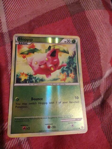 Pok Mon Tcg Hoppip Heartgold Soulsilver Reverse Holo Common For