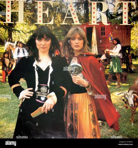 Heart Little Queen Ann Wilson Nancy Wilson Portrait Vintage 12