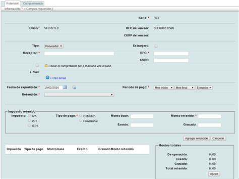 Factura Electronica Crear Un Comprobante Con Retenciones Hot Sex Picture