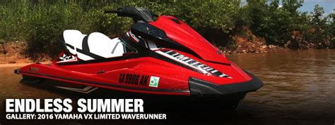 Endless Summer 2016 Yamaha Vx Limited Waverunner The Watercraft