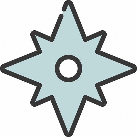 Throwing Star Assassin Shinobi Weapon Icon Download On Iconfinder