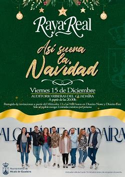 VENTA DE ENTRADAS RAYA REAL ASI SUENA LA NAVIDAD Teatro Auditorio