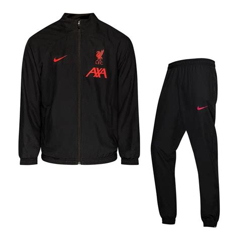 Liverpool Tracksuit Dri Fit Strike Blacksiren Red