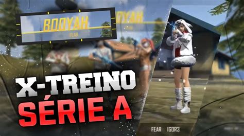 FREE FIRE AO VIVO TREINO SERIE A TREINO PRA COPA LIVE ON