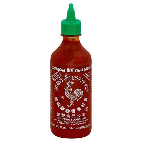 Huy Fong Sriracha Hot Chili Sauce 17oz Bottle Walmart