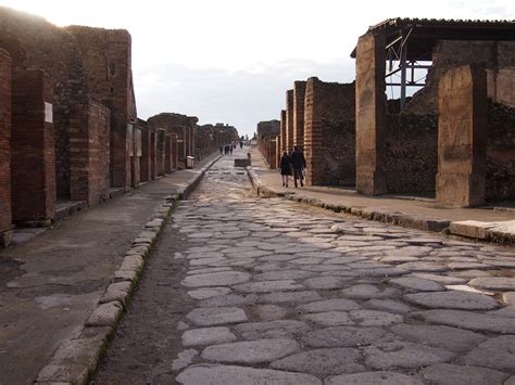 Archaeological Ruins Of Pompeii Italy Two Year Trip