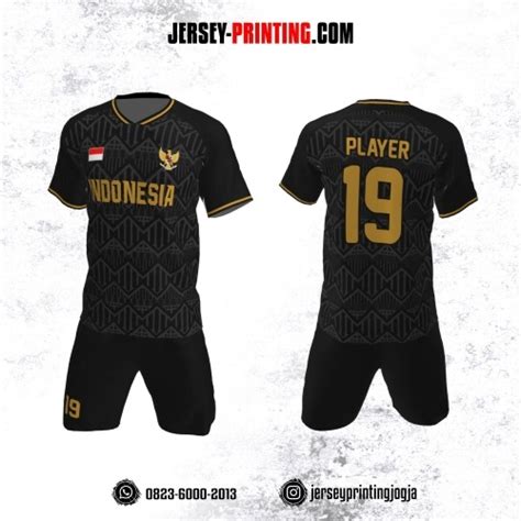 Desain Jersey Hitam Jersey Printing Bikin Jersey Satuan Murah Full