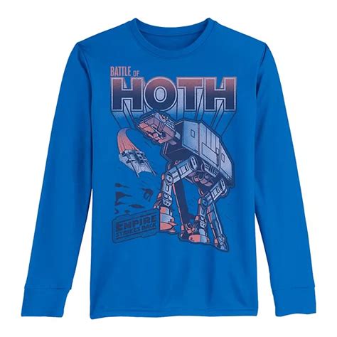 Boys 8 20 Star Wars The Empire Strikes Back Battle Of Hoth Graphic Tee