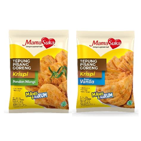 Jual Mamasuka Tepung Pisang Goreng Crispy Pandan Wangi Vanilla G