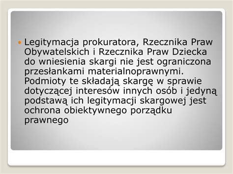 Skarga Do Rzecznika Praw Obywatelskich Wos