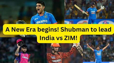 The NEW ERA BEGINS Shubman Gill To Lead Abhishek Sharma Riyan Parag