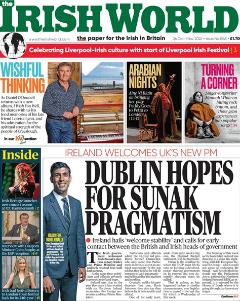 The Irish World On Twitter Tomorrowspaperstoday Hendopolis