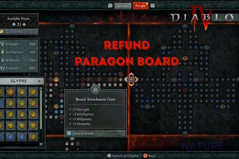 Can You Refund Paragon Board In Diablo The Nature Hero