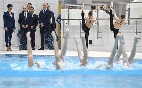 Visit To Olympic Synchronised Swimming Centre President Of Russia