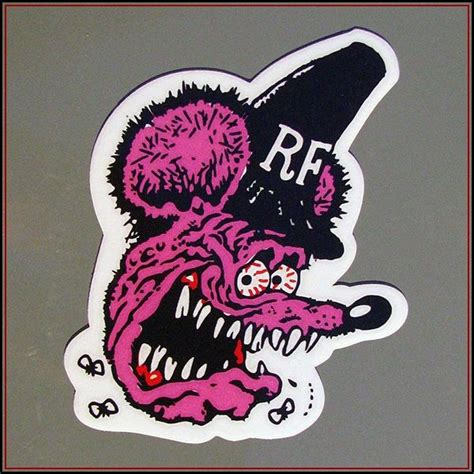 Rat Fink Sticker Decal Vinyl Bike Car Ed Roth Hot Rod Vw Racing Ed Roth