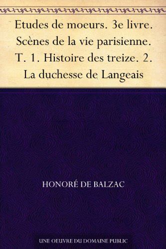 Amazon Etudes De Moeurs E Livre Sc Nes De La Vie Parisienne T