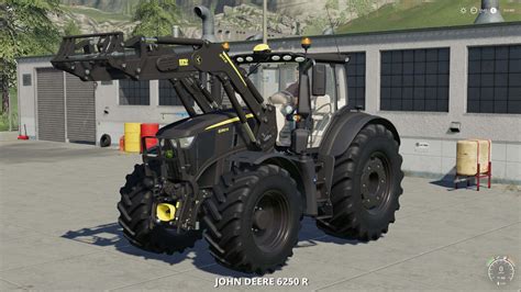 John Deere 6R Black Edition 1 0 0 2 For LS19 Farming Simulator 2022