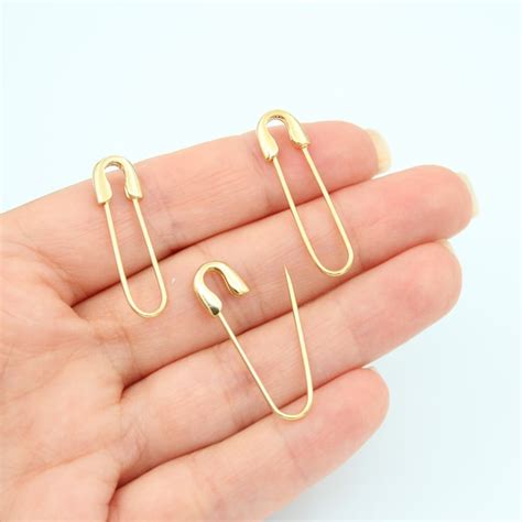 Safety Pin Earring Etsy