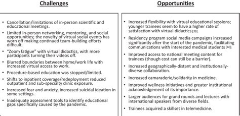 Challenges and opportunities in education during the pandemic | Download Scientific Diagram