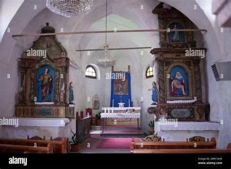 Interior of Saint Michael’s Chapel Stock Photo - Alamy