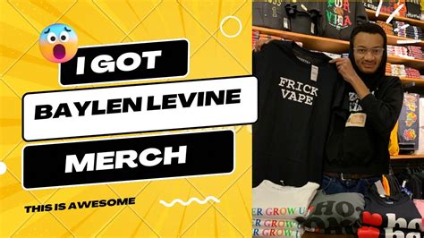 Getting Baylen Levine Merch Inside The Mall 😱 Youtube