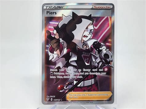 2020 Pokémon Darkness Ablaze Piers Trainer Full Art 187 189 sc eBay