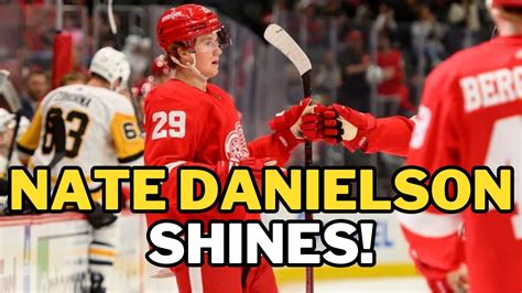 Red Wings Surprised By Nate Danielson S Performance In First Preseason