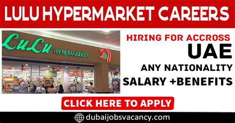 Lulu Hypermarket Careers Announced For Uae Latest Openings Dubai