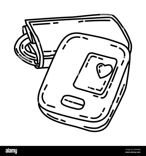 Blood Pressure Monitor Part Of Electronic For Hospital Device Hand