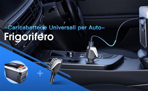 Caricabatteria Auto In Buvaye Usb Splitter V V Caricatore Auto