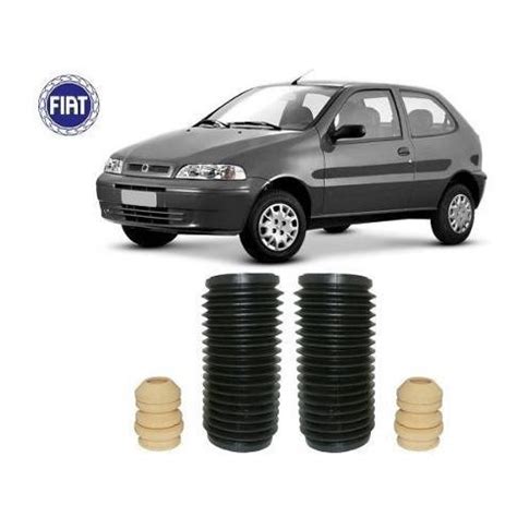 Par Kit Batente Coifa Do Amortecedor Dianteiro Fiat Palio 2009 2010