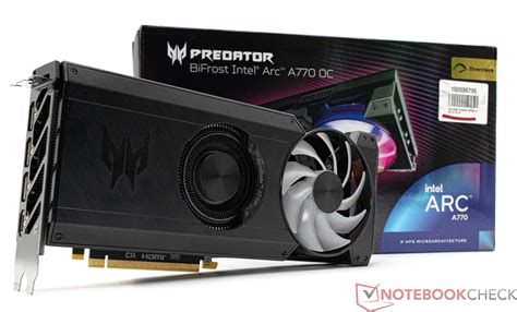 Acer Predator Bifrost Arc A Oc Desktop Graphics Card Review How