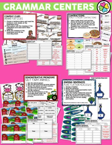 2nd Grade Literacy Centers Bundle Lucky Little Learners